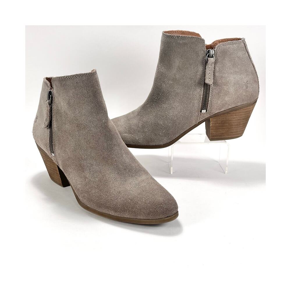 Frye Judith Ankle Bootie Taupe 10